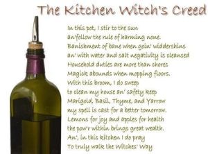 Kitchen Witch Creed